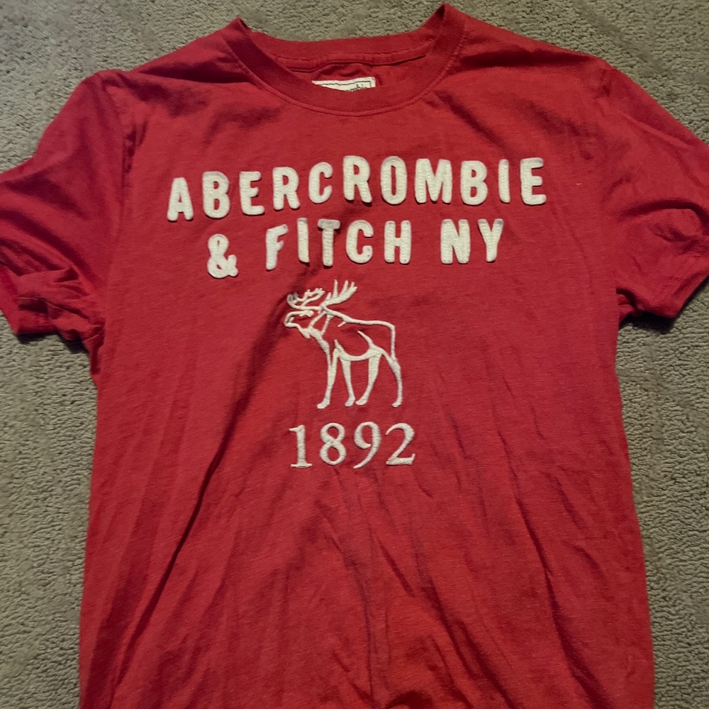 Abercrombie and fitch orange shirt